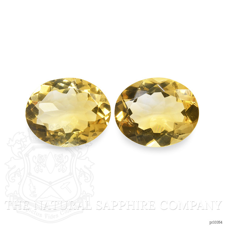 6.84 Ct.Tw. Citrine Pair from Brazil