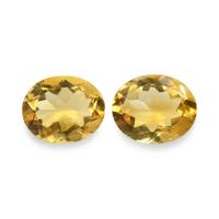 7.12 Ct.Tw.Total Carat Weight Citrine Pair from Brazil Image