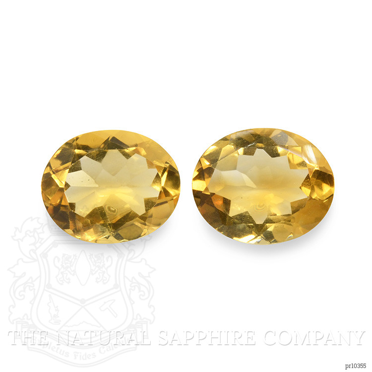 7.12 Ct.Tw. Citrine Pair from Brazil