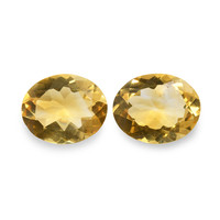 6.76 Ct.Tw. Oval Citrine Pair