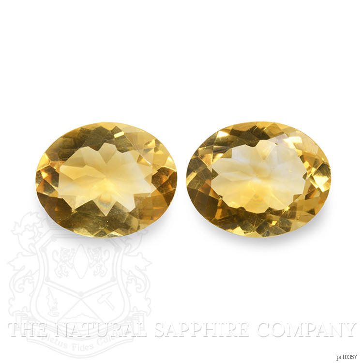 6.76 Ct.Tw. Citrine Pair from Brazil