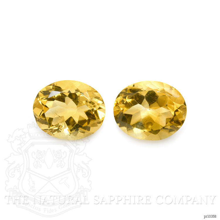 8.44 Ct.Tw. Citrine Pair from Brazil