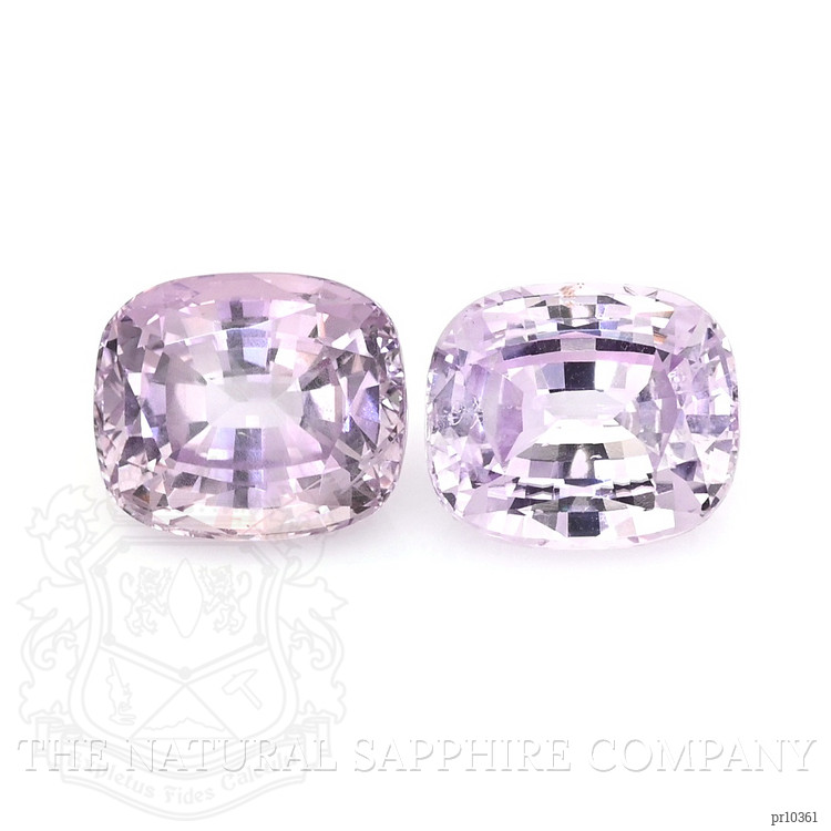 9.36 Ct.Tw. Pink Sapphire Pair from Ceylon (Sri Lanka)