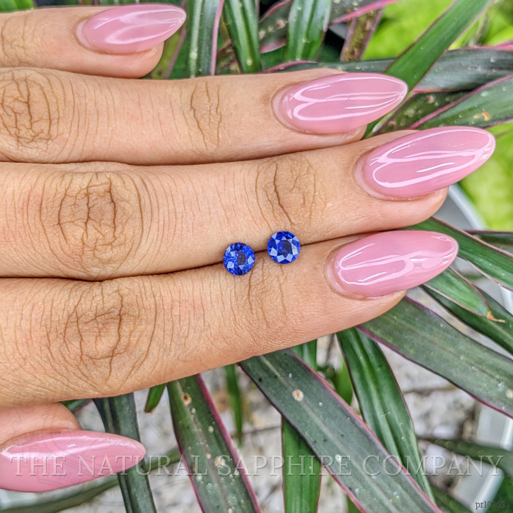 1.10 Ct.Tw. Color Change Sapphire Pair from Ceylon (Sri Lanka)