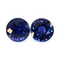 0.82&nbsp;Ct.Tw.Total Carat Weight Blue Sapphire Pair from Ceylon (Sri Lanka) Video