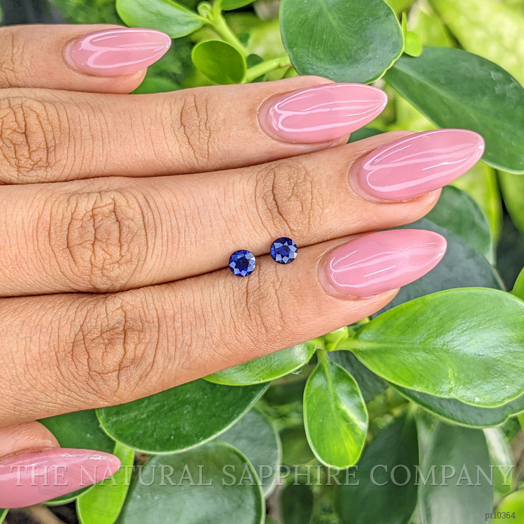 0.82 Ct.Tw. Blue Sapphire Pair from Ceylon (Sri Lanka)