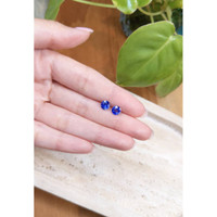 2.09&nbsp;Ct.Tw.Total Carat Weight Blue Sapphire Pair from Ceylon (Sri Lanka) Life Style