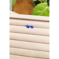 2.09&nbsp;Ct.Tw.Total Carat Weight Blue Sapphire Pair from Ceylon (Sri Lanka) Life Style