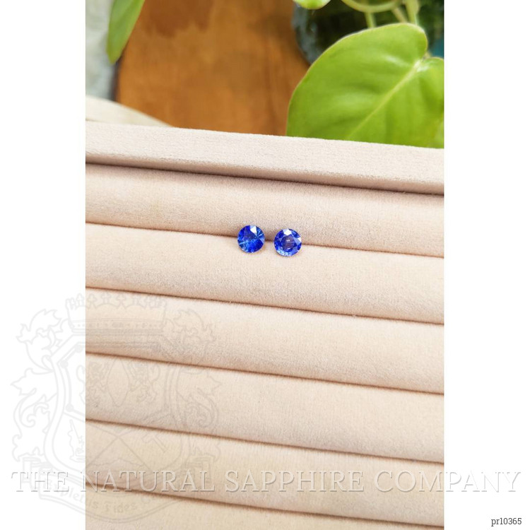 2.09 Ct.Tw. Blue Sapphire Pair from Ceylon (Sri Lanka)