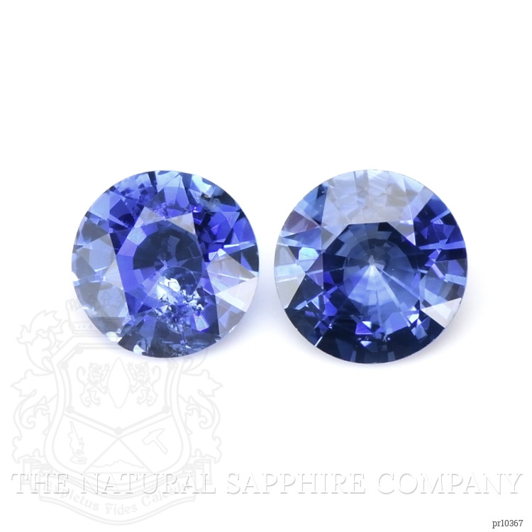 1.69 Ct.Tw. Blue Sapphire Pair from Ceylon (Sri Lanka)