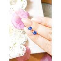 1.69&nbsp;Ct.Tw.Total Carat Weight Blue Sapphire Pair from Ceylon (Sri Lanka) Life Style