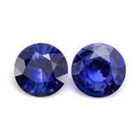 1.65&nbsp;Ct.Tw.Total Carat Weight Blue Sapphire Pair from Ceylon (Sri Lanka) Video