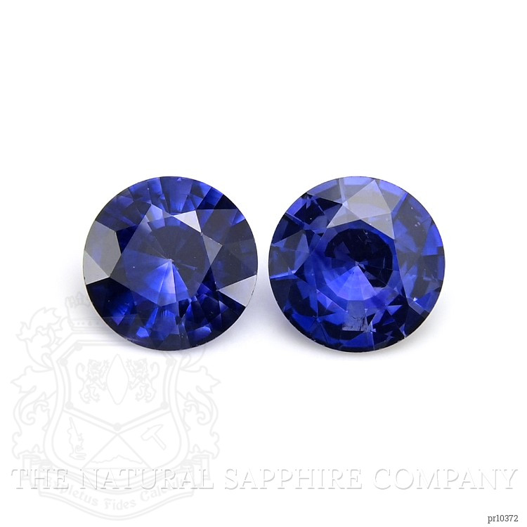 1.65 Ct.Tw. Blue Sapphire Pair from Ceylon (Sri Lanka)