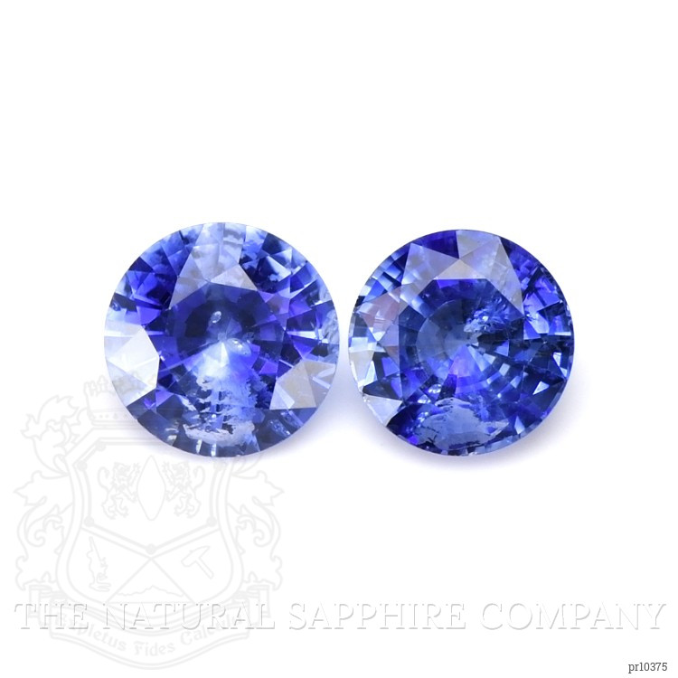 1.95 Ct.Tw. Blue Sapphire Pair from Ceylon (Sri Lanka)