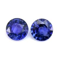 1.82&nbsp;Ct.Tw.Total Carat Weight Blue Sapphire Pair from Ceylon (Sri Lanka) Video