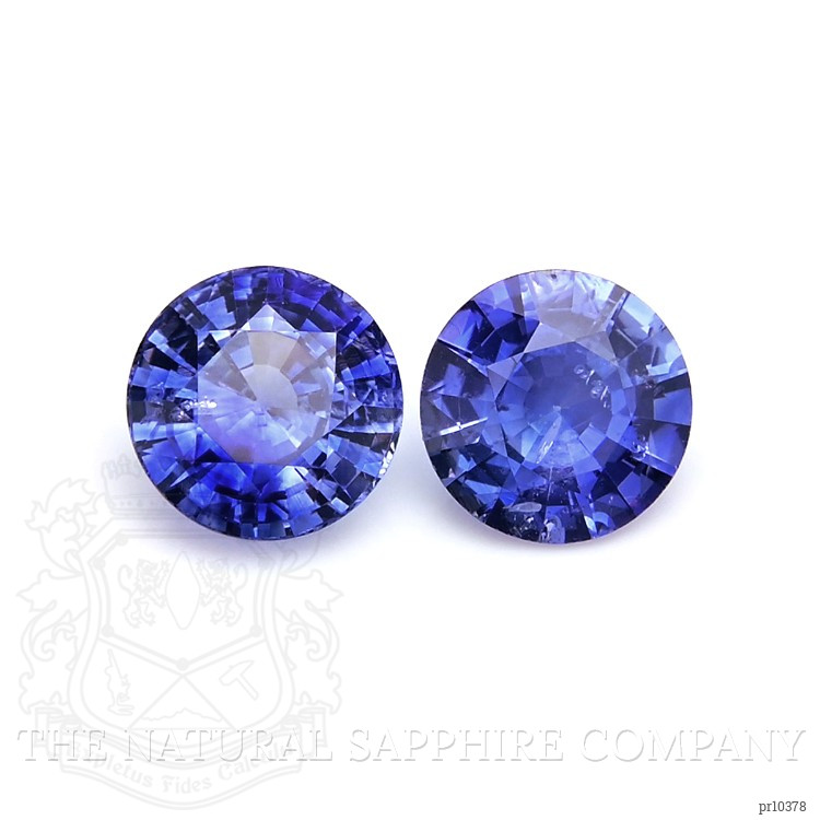 2.02 Ct.Tw. Blue Sapphire Pair from Ceylon (Sri Lanka)