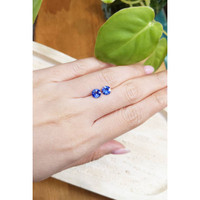 2.02&nbsp;Ct.Tw.Total Carat Weight Blue Sapphire Pair from Ceylon (Sri Lanka) Life Style