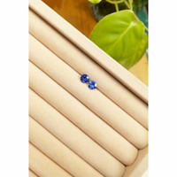 2.02&nbsp;Ct.Tw.Total Carat Weight Blue Sapphire Pair from Ceylon (Sri Lanka) Life Style