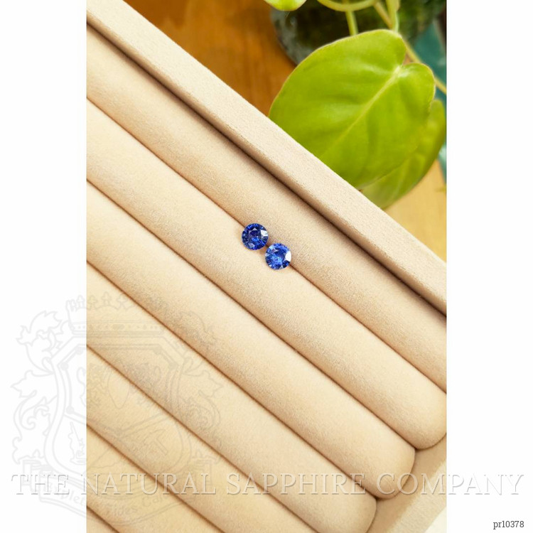 2.02 Ct.Tw. Blue Sapphire Pair from Ceylon (Sri Lanka)