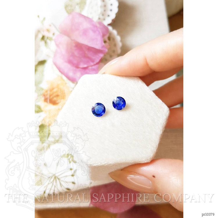 1.57 Ct.Tw. Blue Sapphire Pair from Ceylon (Sri Lanka)