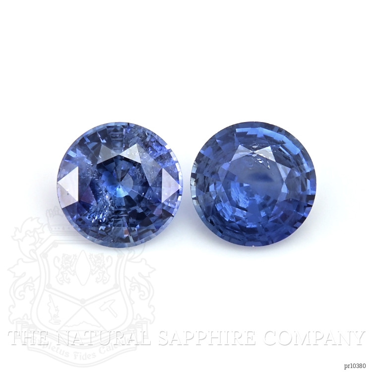 1.71 Ct.Tw. Blue Sapphire Pair from Ceylon (Sri Lanka)