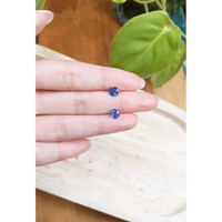 1.71&nbsp;Ct.Tw.Total Carat Weight Blue Sapphire Pair from Ceylon (Sri Lanka) Life Style