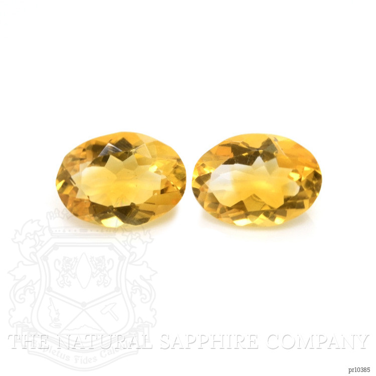 9.04 Ct.Tw. Citrine Pair from Brazil