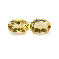 10.01 Ct.Tw.Total Carat Weight Citrine Pair from Brazil Video