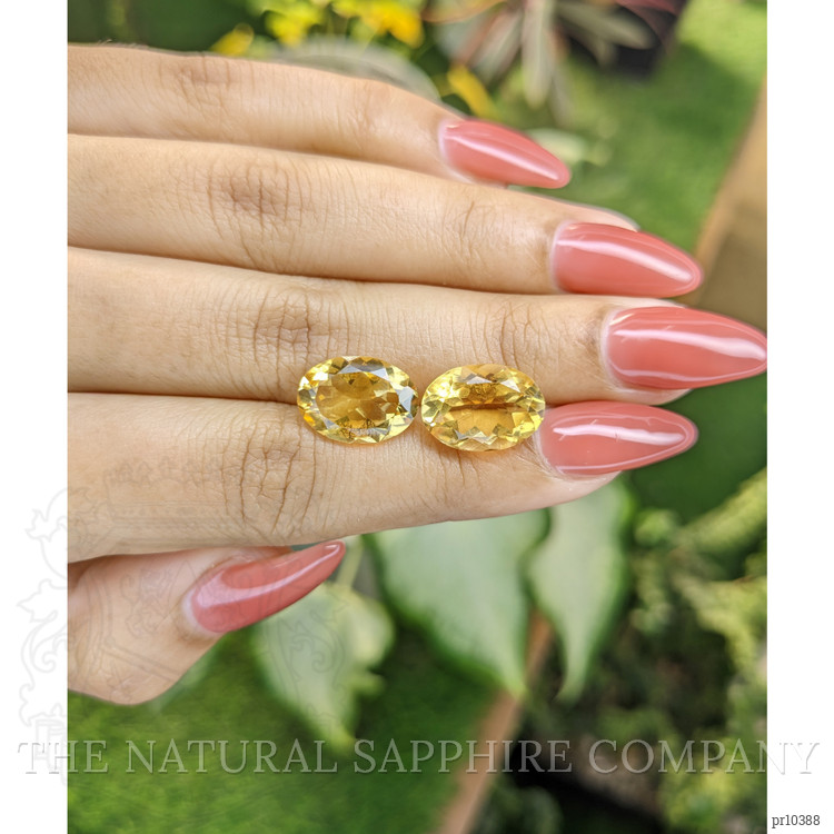 10.01 Ct.Tw. Citrine Pair from Brazil
