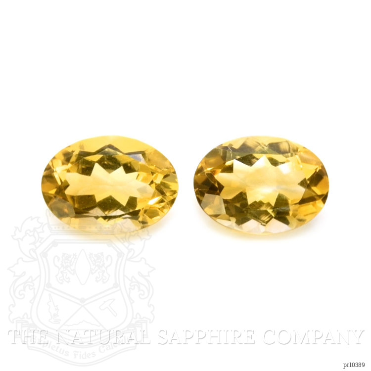 10.34 Ct.Tw. Citrine Pair from Brazil