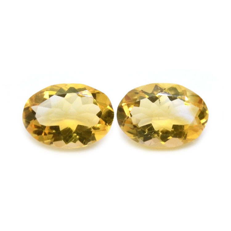 9.29 Ct.Tw. Citrine Pair from Brazil