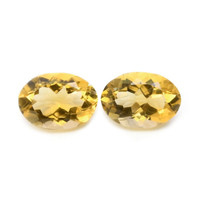 10.23 Ct.Tw.Total Carat Weight Citrine Pair from Brazil Video