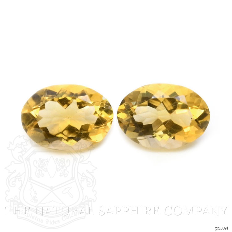 10.23 Ct.Tw. Citrine Pair from Brazil