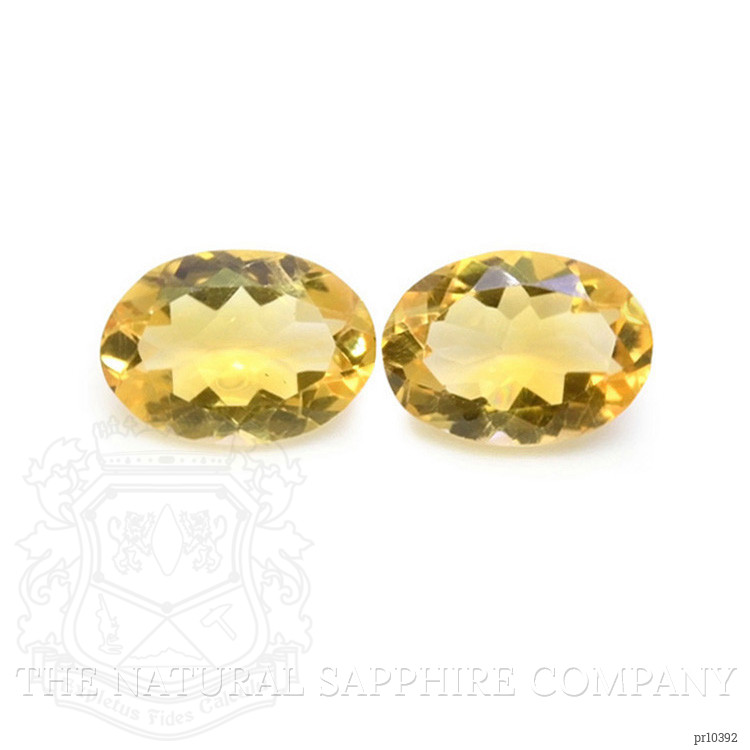 9.24 Ct.Tw. Citrine Pair from Brazil