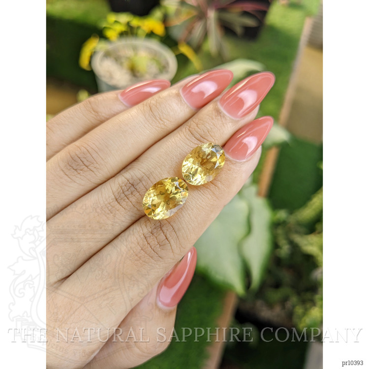 12.42 Ct.Tw. Citrine Pair from Brazil