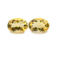 10.36 Ct.Tw.Total Carat Weight Citrine Pair from Brazil Video