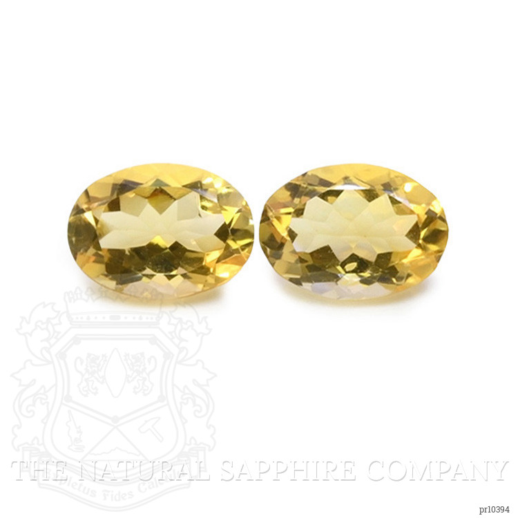 10.36 Ct.Tw. Citrine Pair from Brazil
