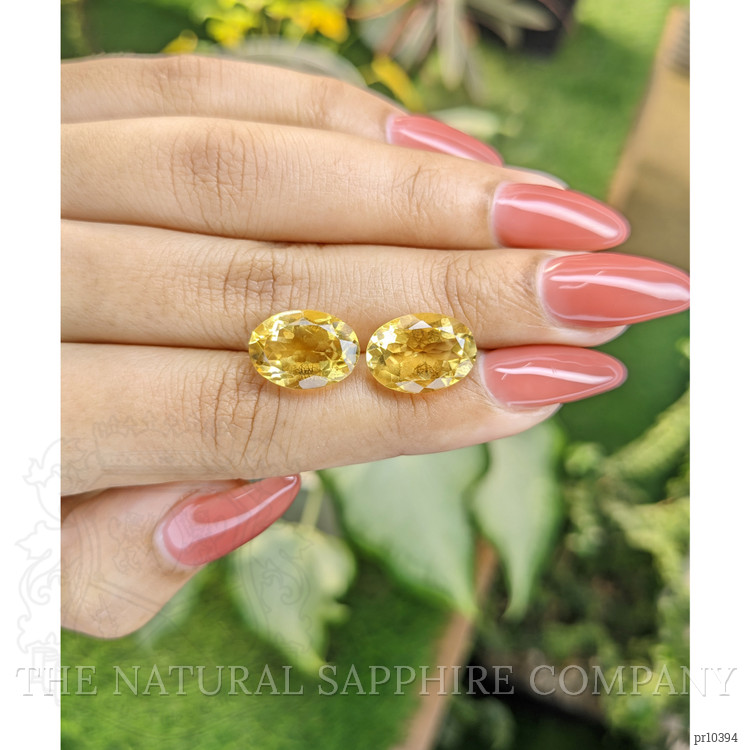 10.36 Ct.Tw. Citrine Pair from Brazil