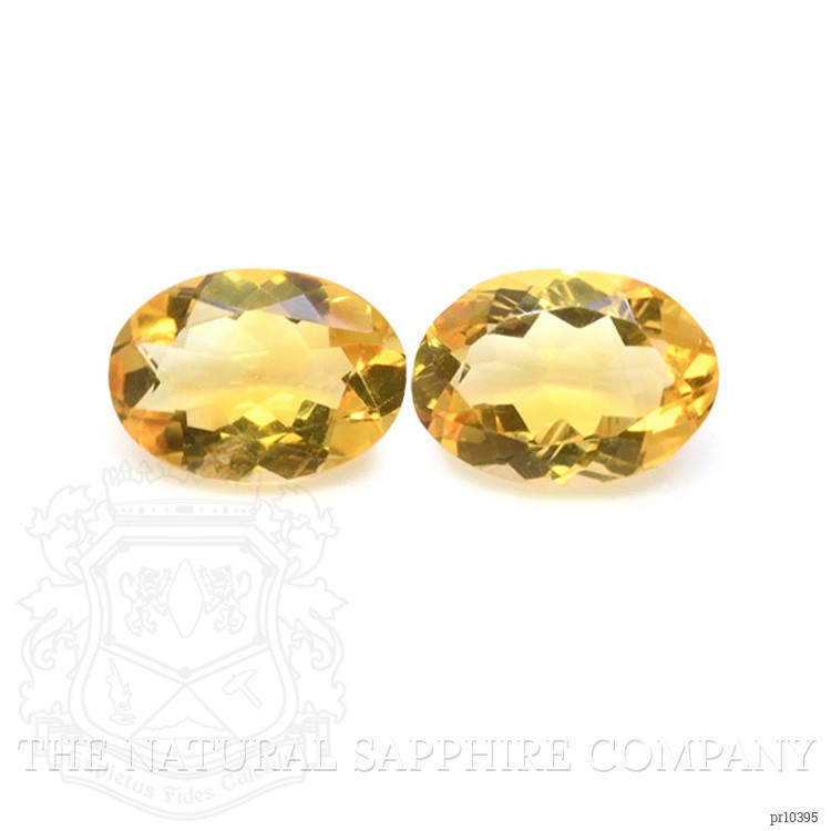 8.96 Ct.Tw. Citrine Pair from Brazil