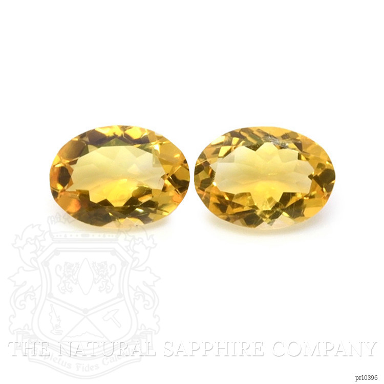 9.08 Ct.Tw. Citrine Pair from Brazil