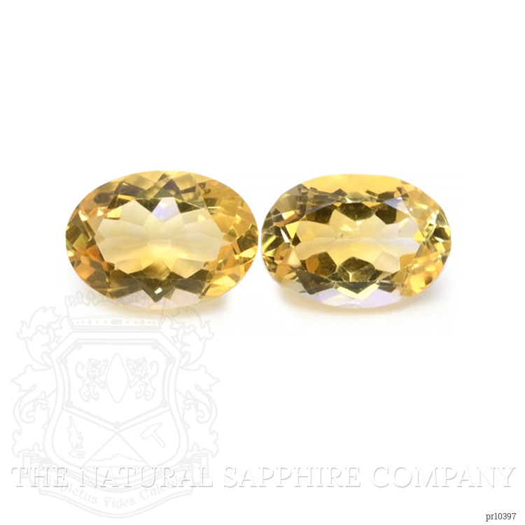 11.04 Ct.Tw. Citrine Pair from Brazil