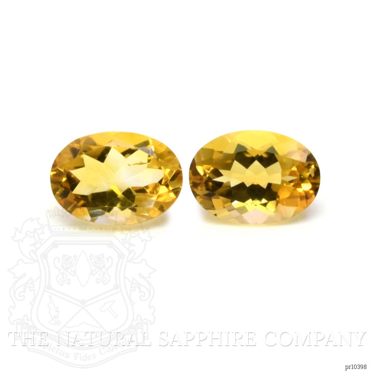 10.67 Ct.Tw. Citrine Pair from Brazil