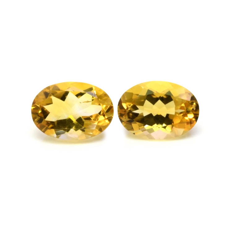 10.67 Ct.Tw. Citrine Pair from Brazil