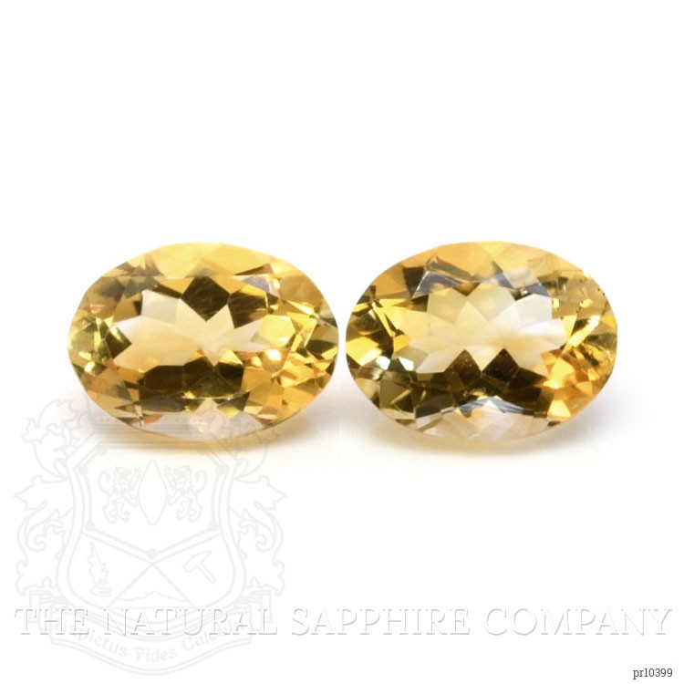 10.25 Ct.Tw. Citrine Pair from Brazil