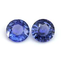 1.96&nbsp;Ct.Tw.Total Carat Weight Blue Sapphire Pair from Ceylon (Sri Lanka) Video