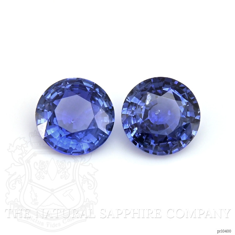 1.96 Ct.Tw. Blue Sapphire Pair from Ceylon (Sri Lanka)