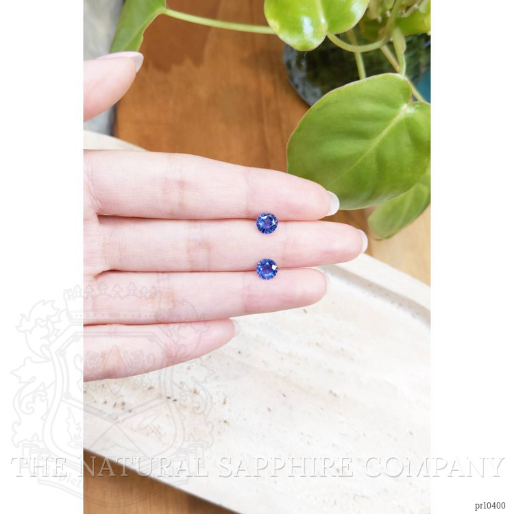 1.96 Ct.Tw. Blue Sapphire Pair from Ceylon (Sri Lanka)