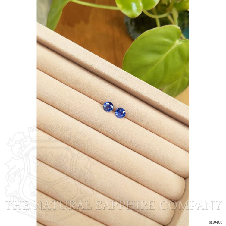 1.96 Ct.Tw. Blue Sapphire Pair from Ceylon (Sri Lanka)