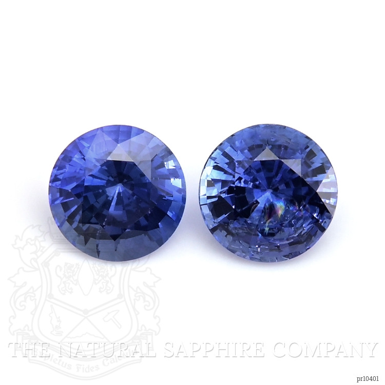 1.90 Ct.Tw. Blue Sapphire Pair from Ceylon (Sri Lanka)