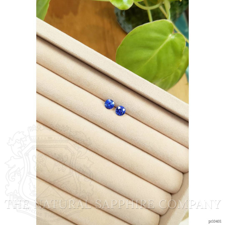 1.90 Ct.Tw. Blue Sapphire Pair from Ceylon (Sri Lanka)